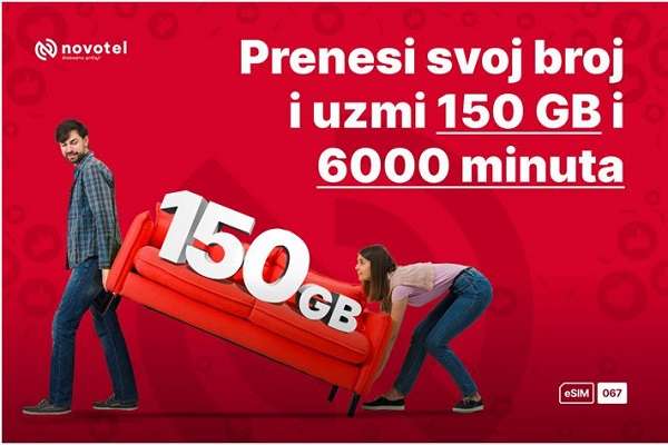 Novotel neodoljive pogodnosti za prepaid korisnike!