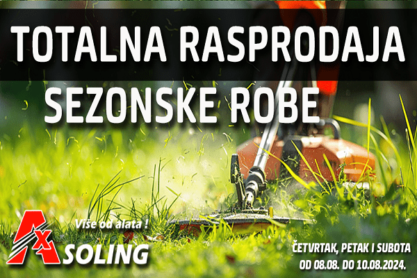 Totalna rasprodaja sezonske robe u AX Solingu