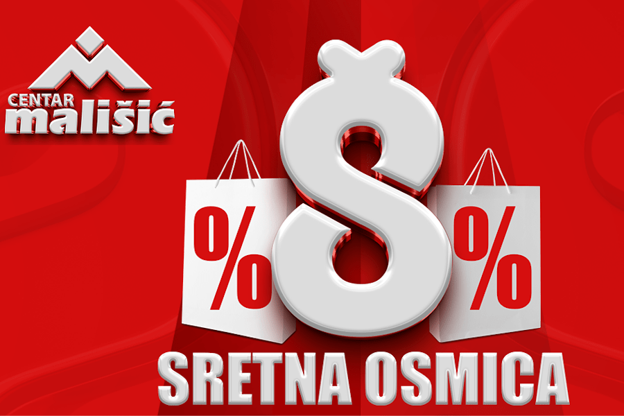 Sretna osmica u PC Mališić Međugorje – utorak 8. travnja Sretna osmica u PC Mališić Međugorje – utorak 8. travnja