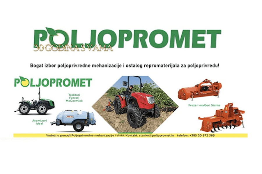 Poljopromet – bogat izbor poljoprivredne mehanizacije i ostalog repromaterijala za poljoprivredu Poljopromet – bogat izbor poljoprivredne mehanizacije i ostalog repromaterijala za poljoprivredu