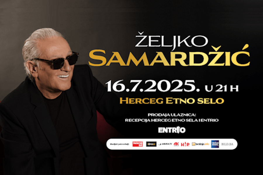 Željko Samardžić prvi put na ljetnoj pozornici Herceg etno sela Željko Samardžić prvi put na ljetnoj pozornici Herceg etno sela
