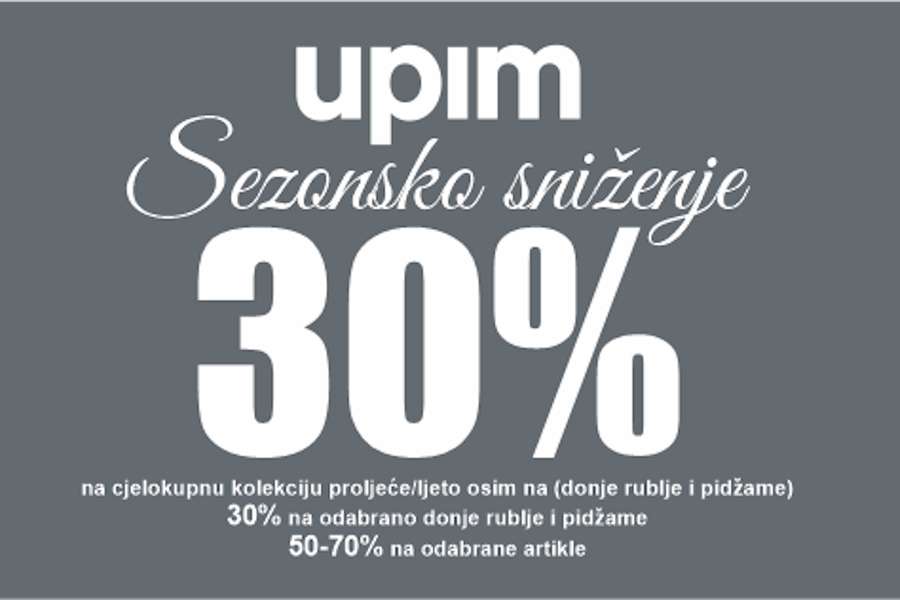 Sezonsko sniženje u UPIM-u: talijanski stil po sniženim cijenama Sezonsko sniženje u UPIM-u: talijanski stil po sniženim cijenama