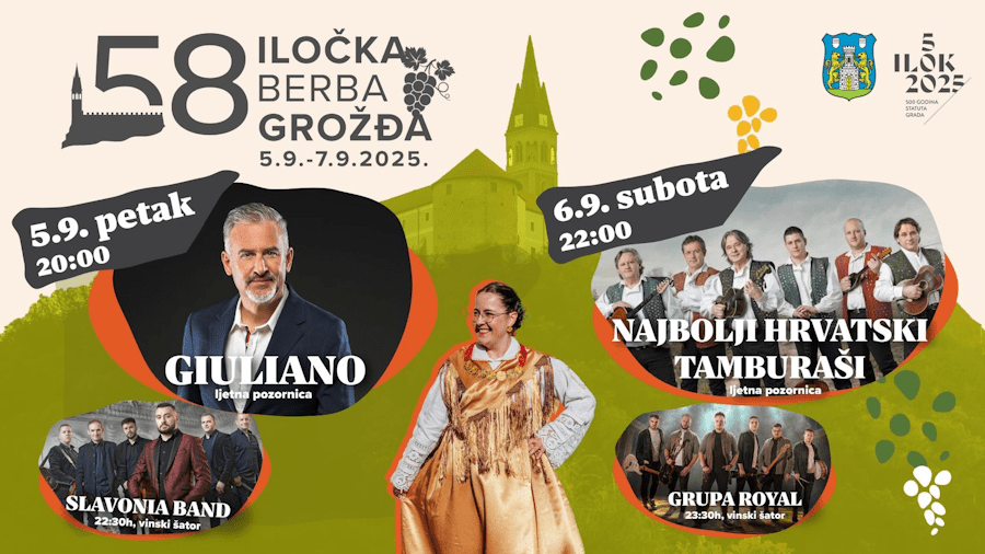 Jeste li ikada bili u berbi grožđa? Ako niste, obavezno posjetite 58. Iločku berbu grožđa!