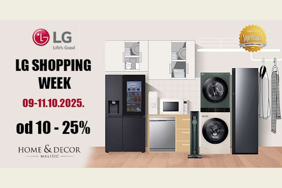 Velika LG akcija u trgovinama Mališić Home&Decor Velika LG akcija u trgovinama Mališić Home&Decor