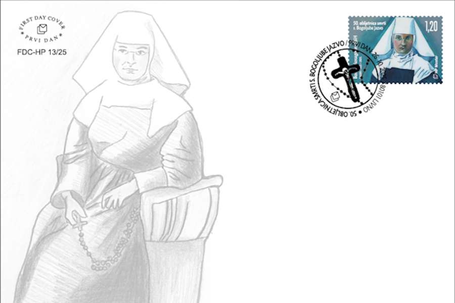 Prigodnom markom HP Mostar obilježava 50. obljetnicu smrti s. Bogoljube Jazvo Prigodnom markom HP Mostar obilježava 50. obljetnicu smrti s. Bogoljube Jazvo