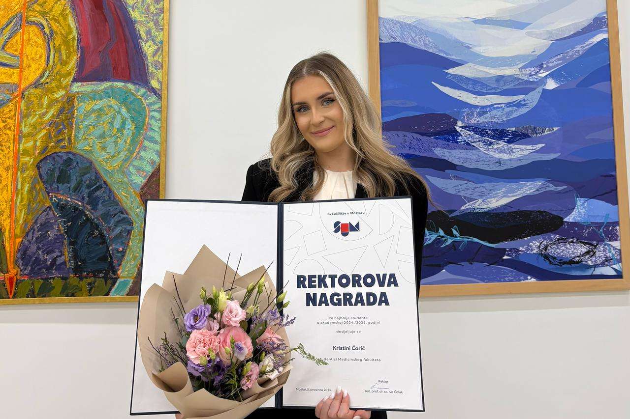 Kristina Ćorić: Stečena znanja želim primijeniti tako da usrećim sebe i maksimalno pomognem drugima