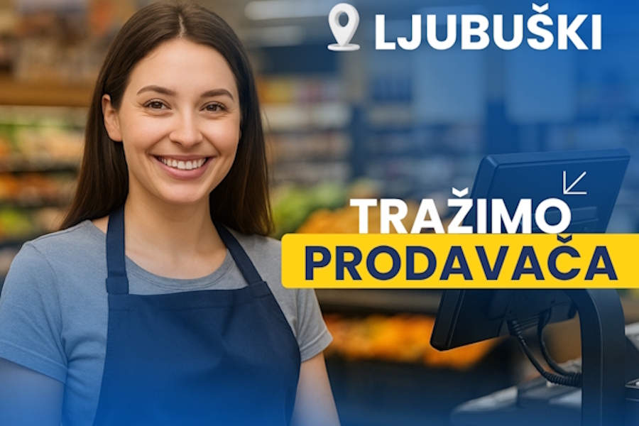 Trgovačko društvo FIS d.o.o. raspisuje oglas za posao za potrebe prodajnog centra u Ljubuškom