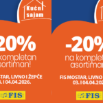 Kućni sajam FIS: Ne propustite 20% popusta na asortiman za kuću i vrt!