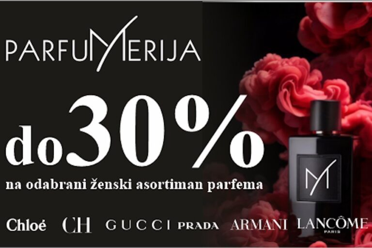 PARFUMERIJA M U SUSRET DANU ŽENA:  Mirisi koji slave ženstvenost