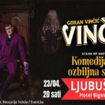 Vinča stiže u Ljubuški s novim stand-up showom: Ulaznice dostupne na Event.ba i recepciji hotela Bigeste