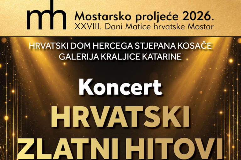 ZA LJUBITELJE KULTURE Pogledajte što vas sve očekuje ovog tjedna u Mostaru