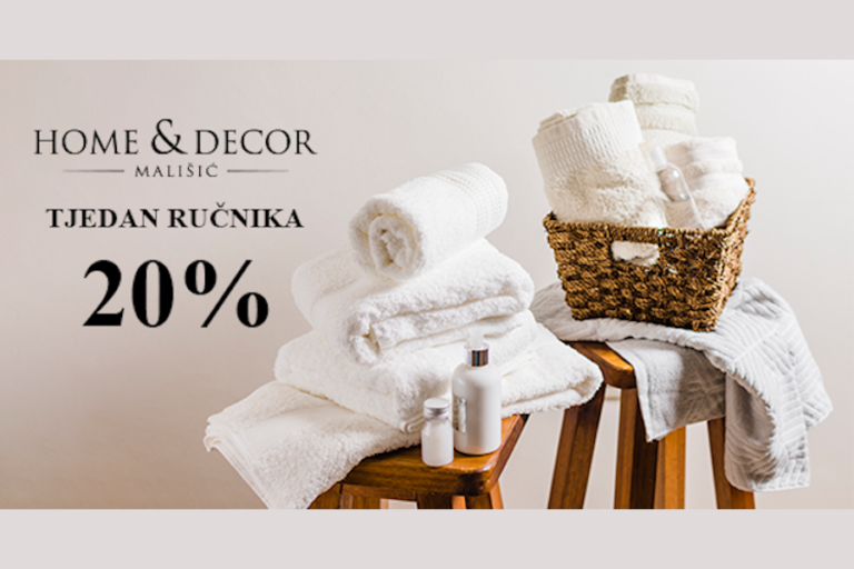 TJEDAN RUČNIKA U TRGOVINAMA MALIŠIĆ HOME & DECOR