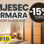 Mjesec ormara u FIS centrima: Ostvarite 15% popusta na sve ormare do kraja šestog mjeseca