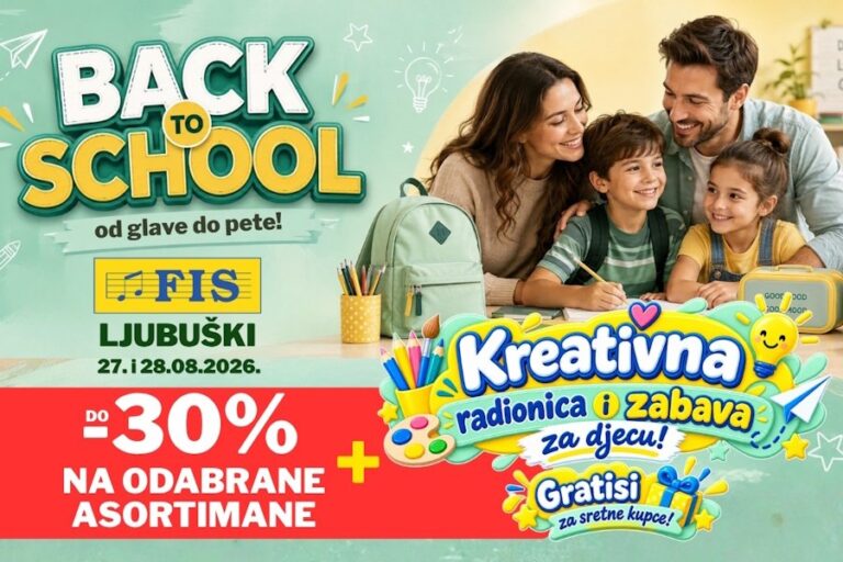 Back to School u FIS-u Ljubuški – od glave do pete!