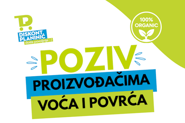 Diskont Planinić poziva domaće proizvođače voća i povrća na suradnju za sezonu 2027.