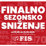 Finalno sezonsko sniženje u FIS centrima:  Popusti koji donose velike uštede