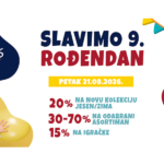 BLUKIDS SLAVI 9.ROĐENDAN UZ POSEBNE ROĐENDANSKE POPUSTE!