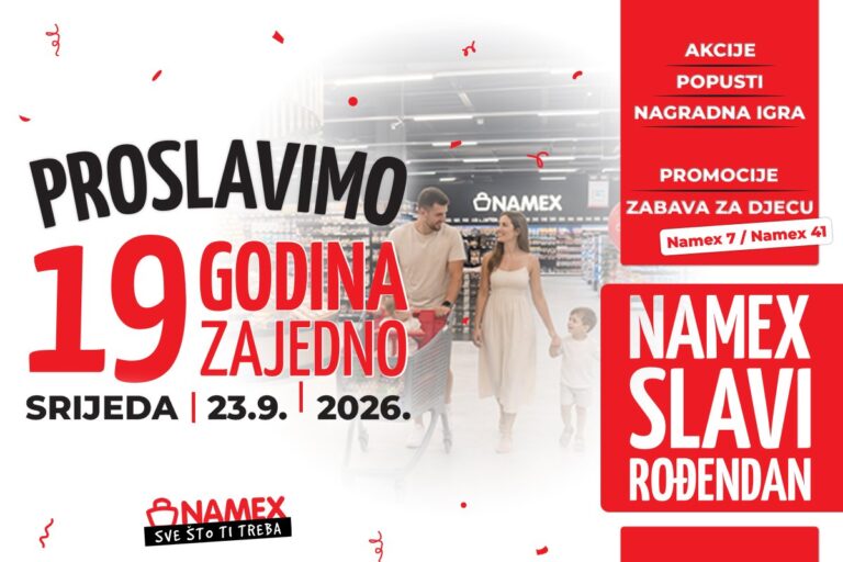 NAMEX SLAVI 19. ROĐENDAN