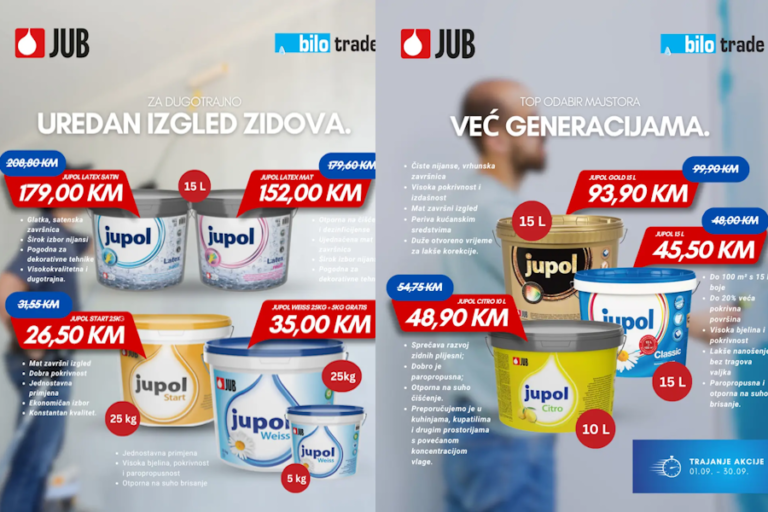 Odlična akcija za početak jeseni u Bilo tradeu