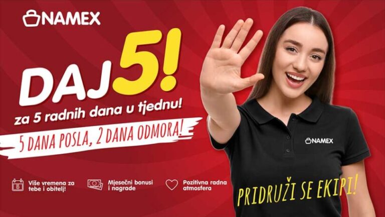 DAJ 5 ZA 5 RADNIH DANA U TJEDNU